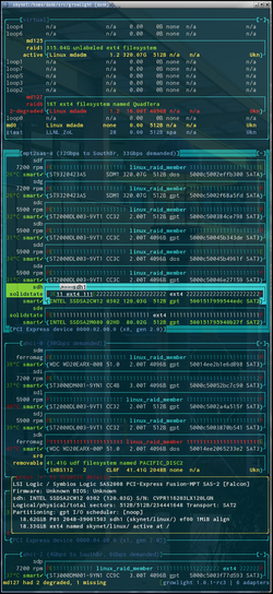 "A terminal running growlight-curses"