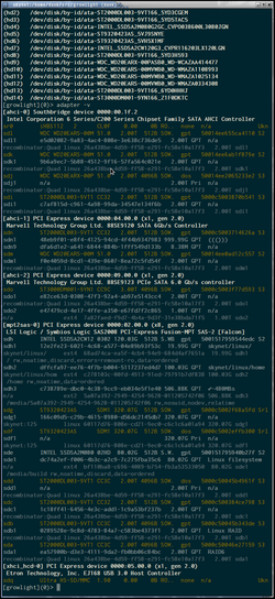 "A terminal running Growlight"